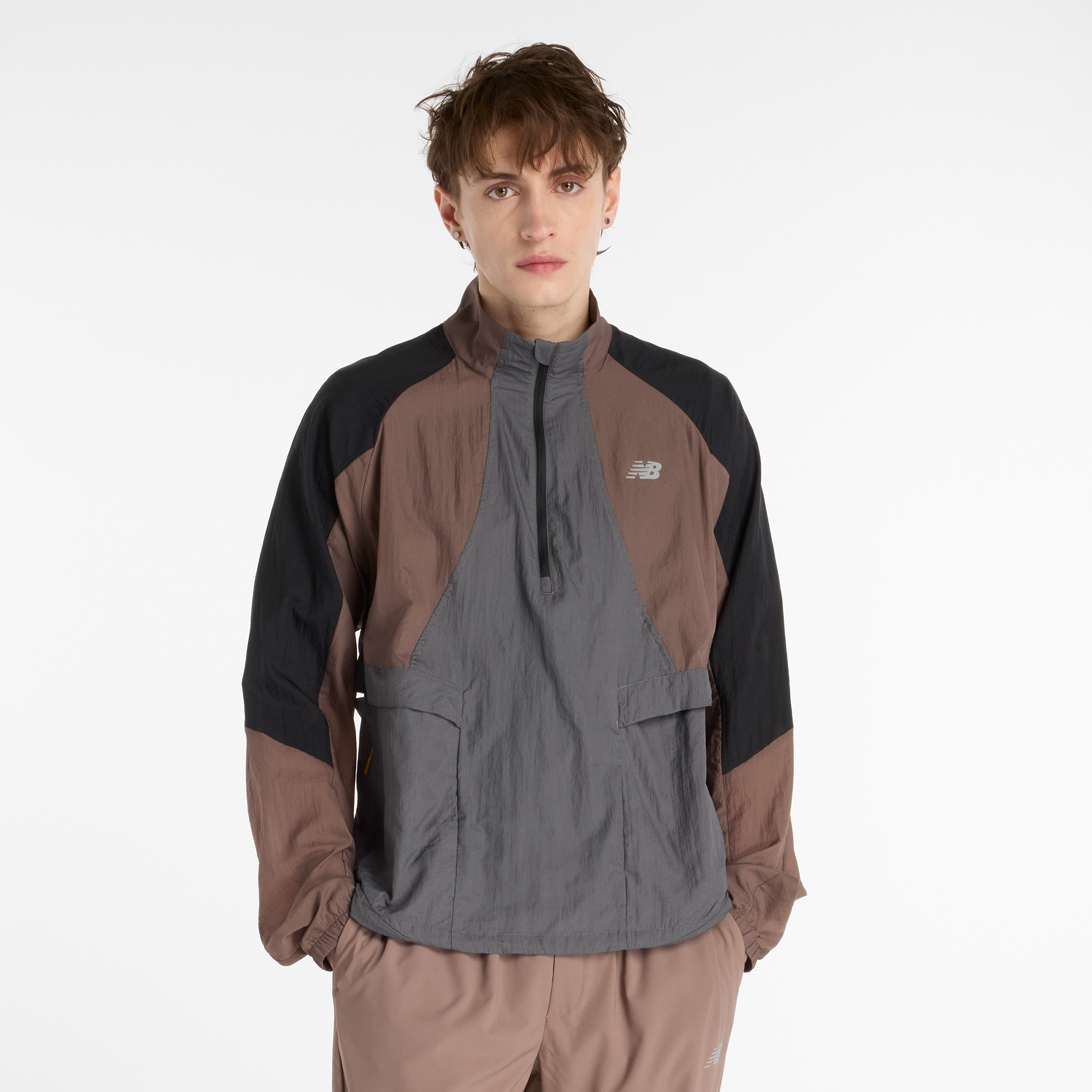 

Pánská bunda New Balance MO53206EAS – hnědý