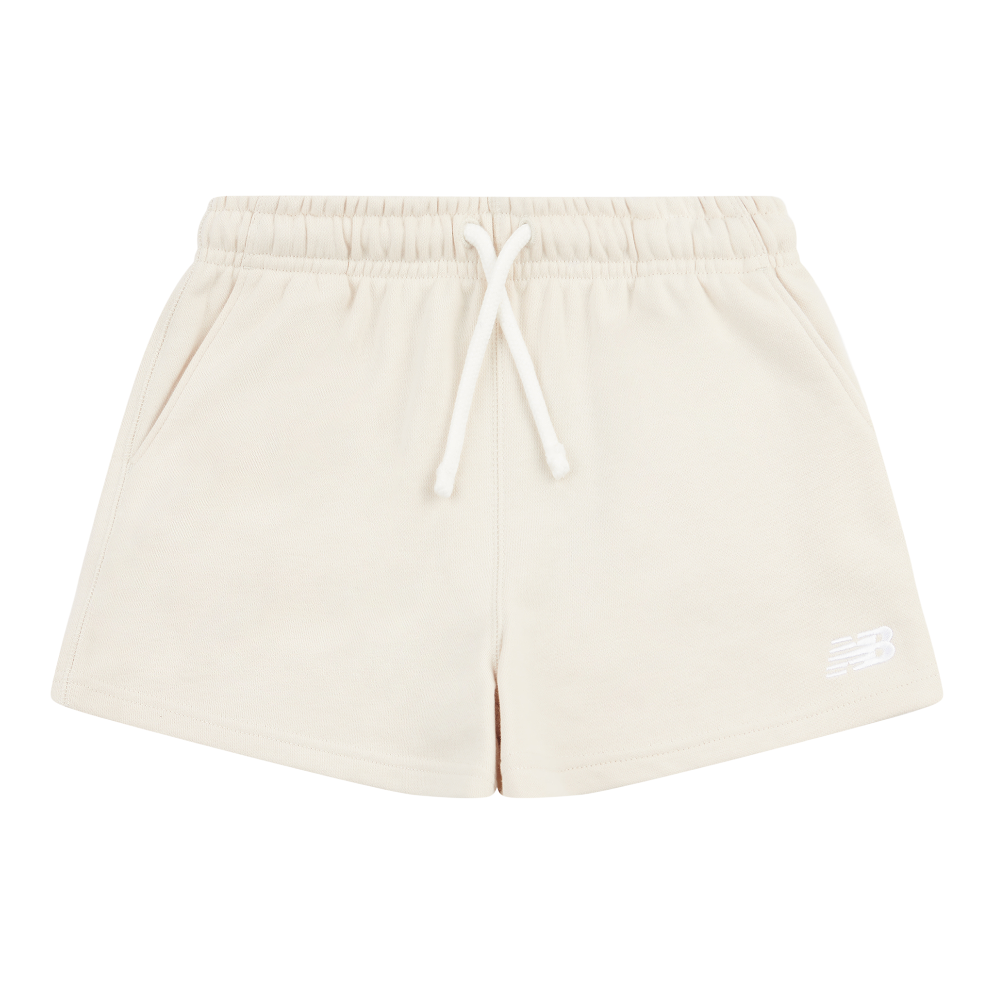 

Dětské šortky New Balance LAKG0006LIN – béžové