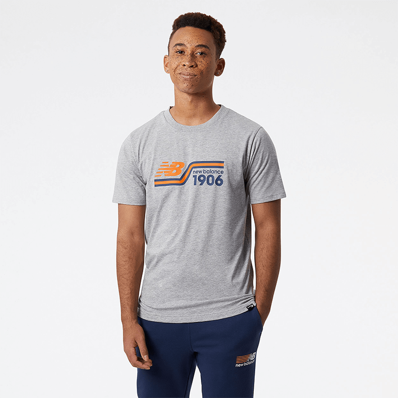 

Pánské tričko New Balance MT23905AG – šedé
