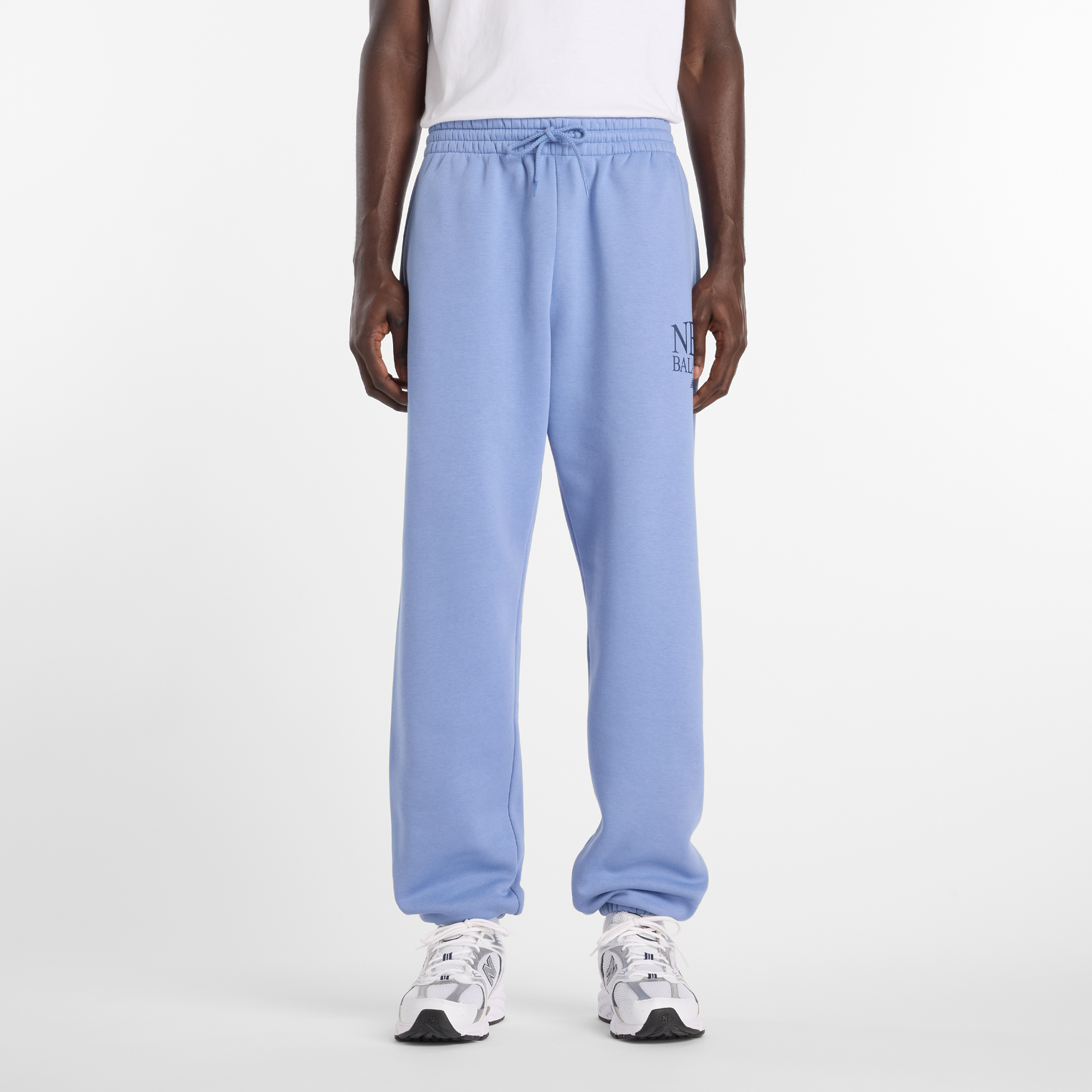 Pánské kalhoty New Balance MB61E74AAA3 – modré