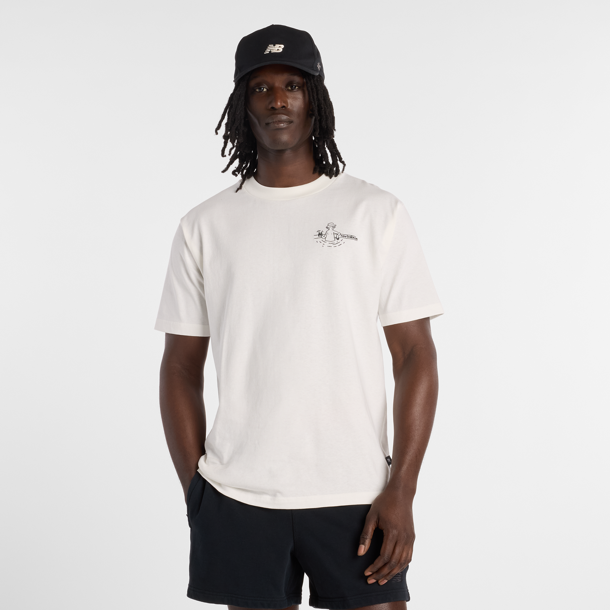 

Pánské tričko New Balance MT61J9ICSST – bílé