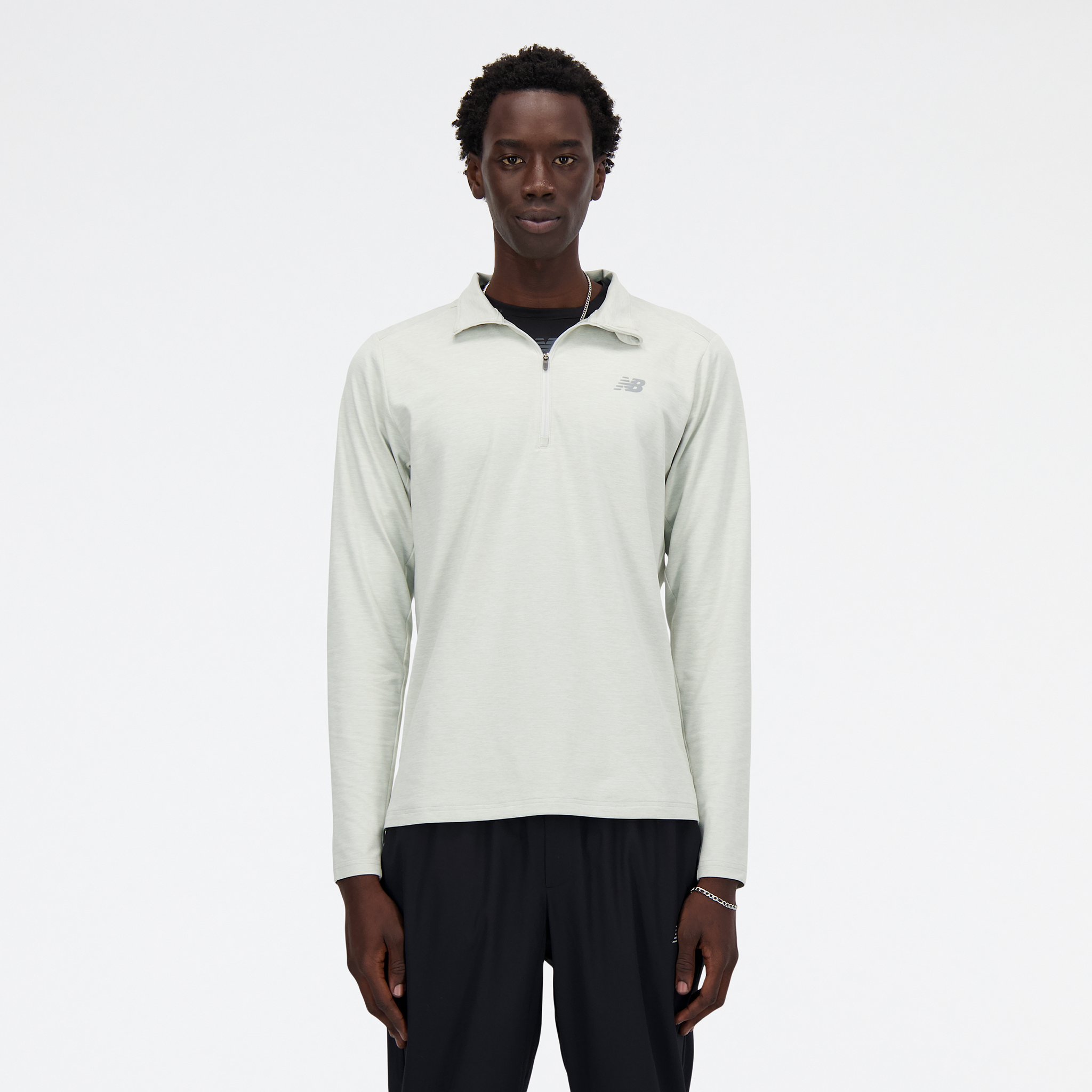 

Pánská mikina New Balance MT41915AG – šedé