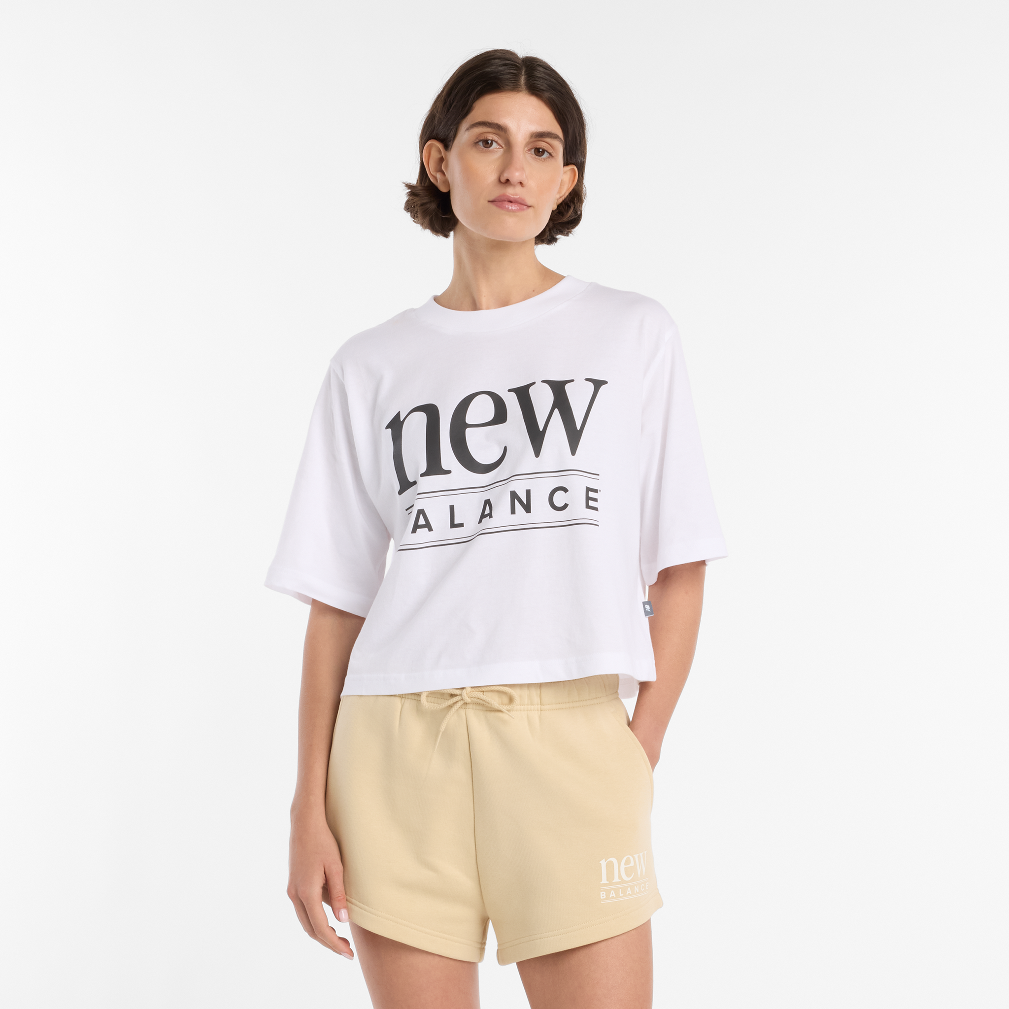 Dámské tričko New Balance WT61V5OPWT – bílé