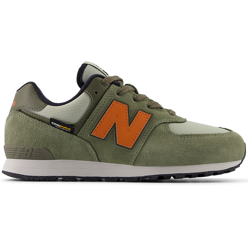 

Dětské boty New Balance GC574SOF – zelené