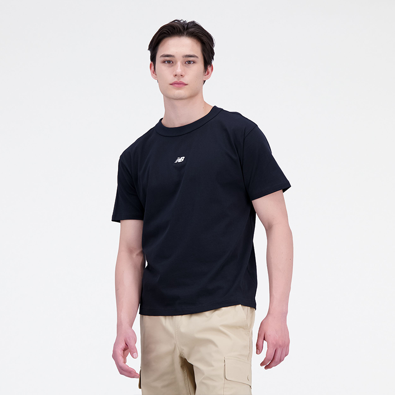 Levně Pánské tričko New Balance MT31504BK – černé
