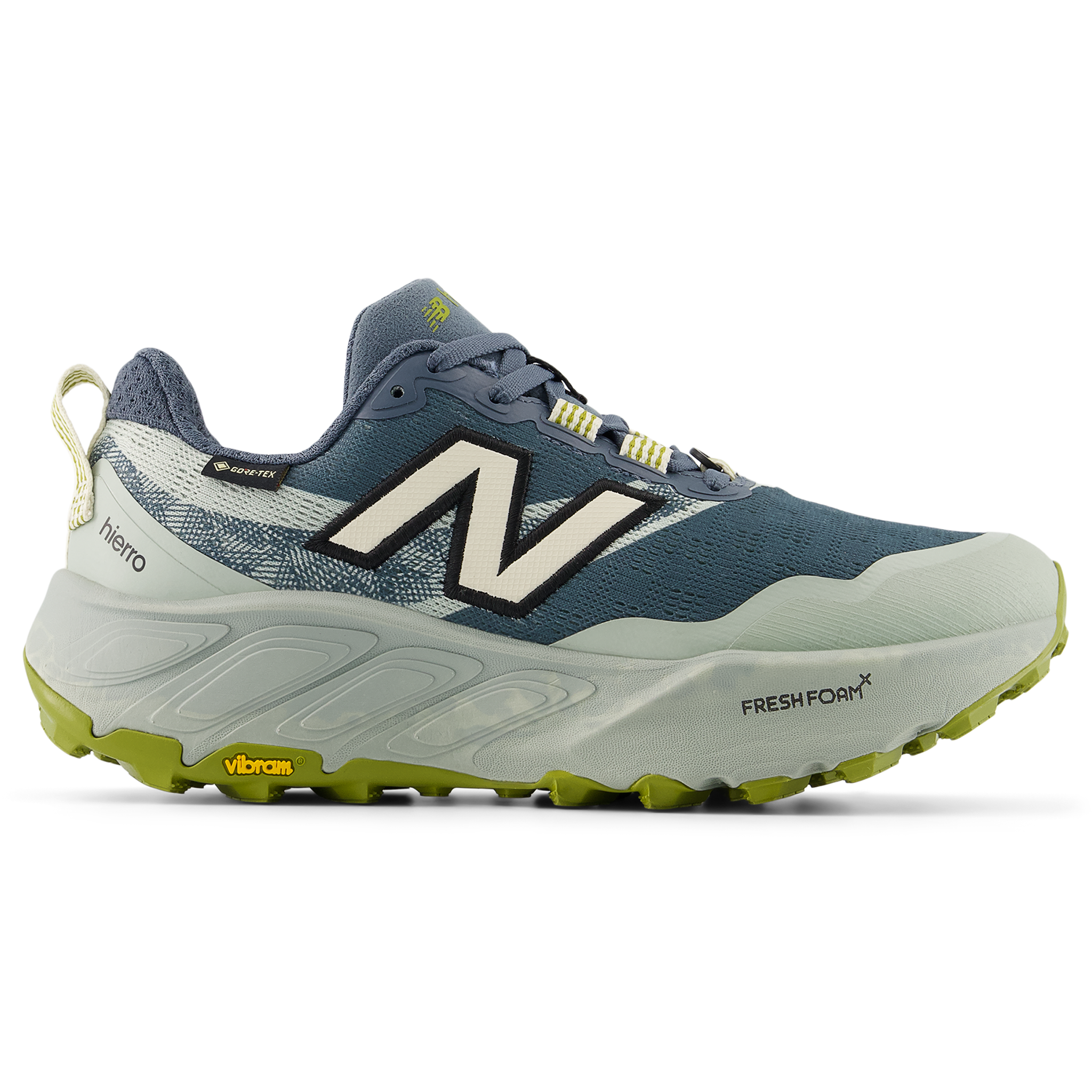 

Dámské boty New Balance Fresh Foam X Hierro Gore-Tex v9 WHIG643 – modré