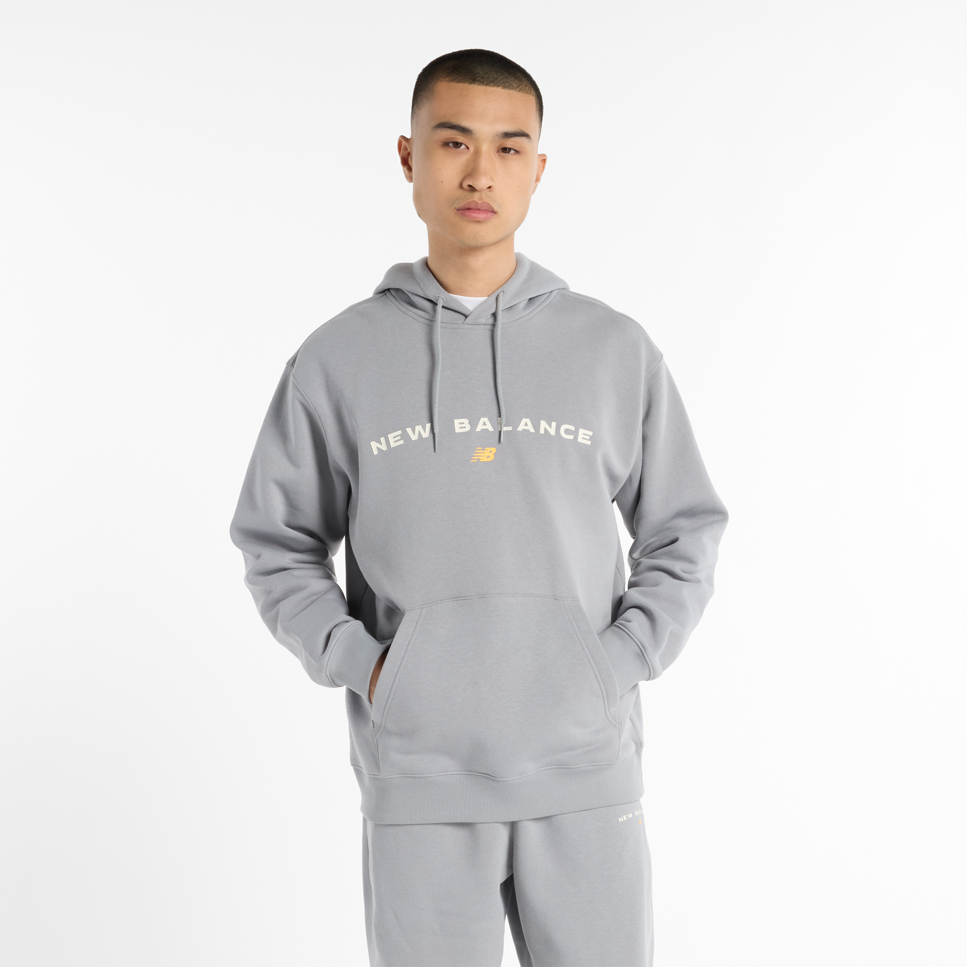 

Pánská mikina New Balance MT51516YST – šedé