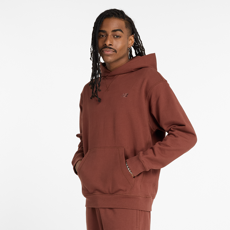 

Pánská mikina New Balance MT41534ROK – hnědý