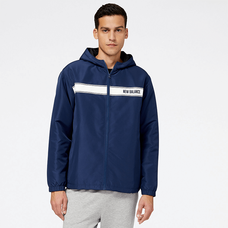 Levně Pánská bunda New Balance MJ23901NGO – tmavomodrá