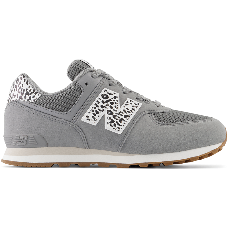 

Dětské boty New Balance GC574AL1 – šedé