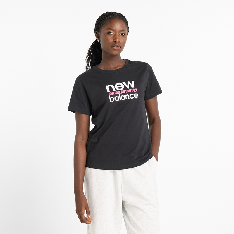 

Dámské tričko New Balance WT51540BK – černé