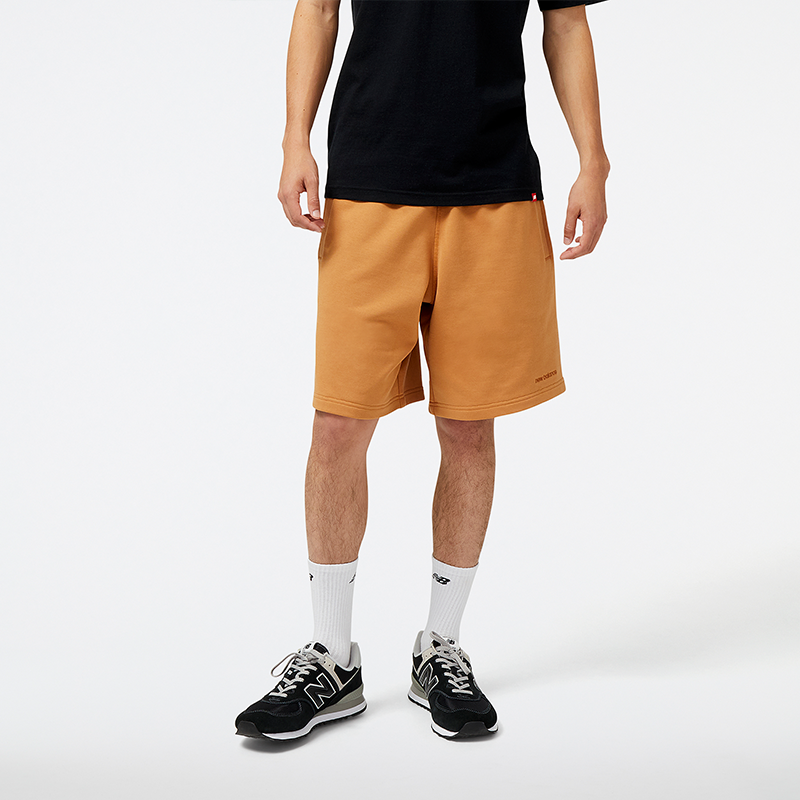 

Pánské šortky New Balance MS23550TOB – oranžová