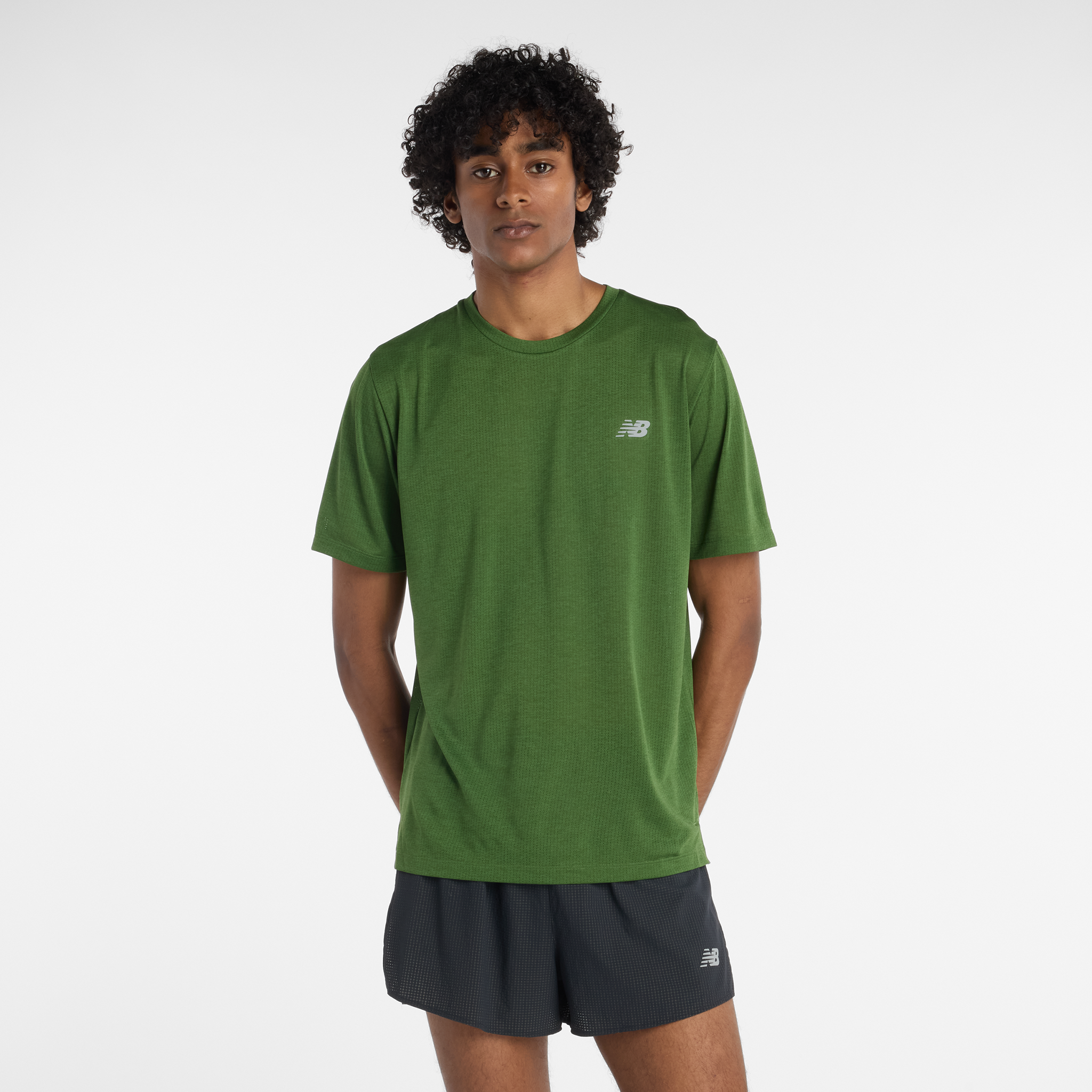 

Pánské tričko New Balance MT41253DAA – zelené