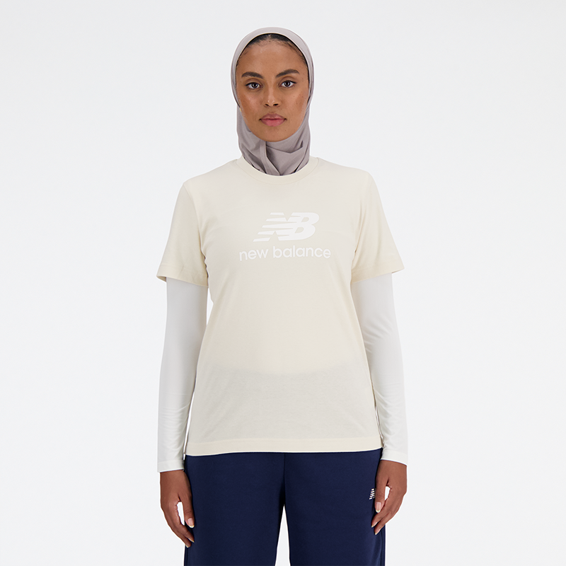 

Dámské tričko New Balance WT41502LIN – béžové