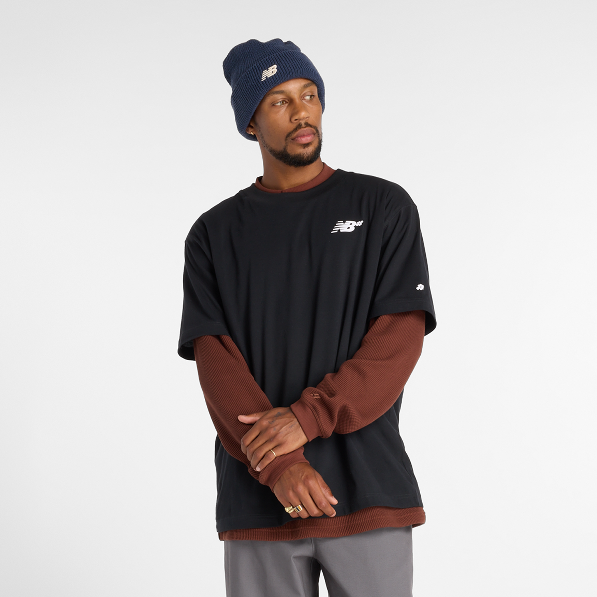 

Pánské tričko New Balance Numeric MT53706BK – černé