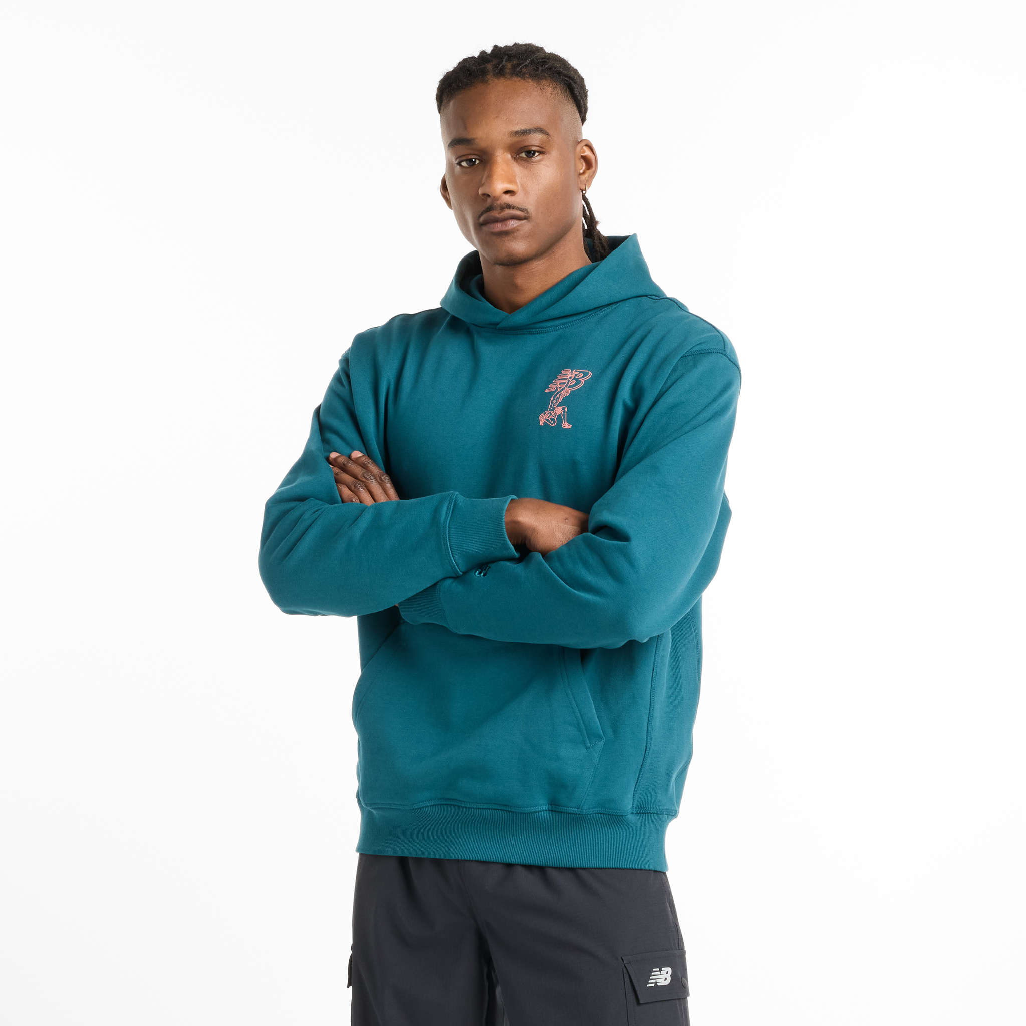 

Pánská mikina New Balance MT51979DOE – modré