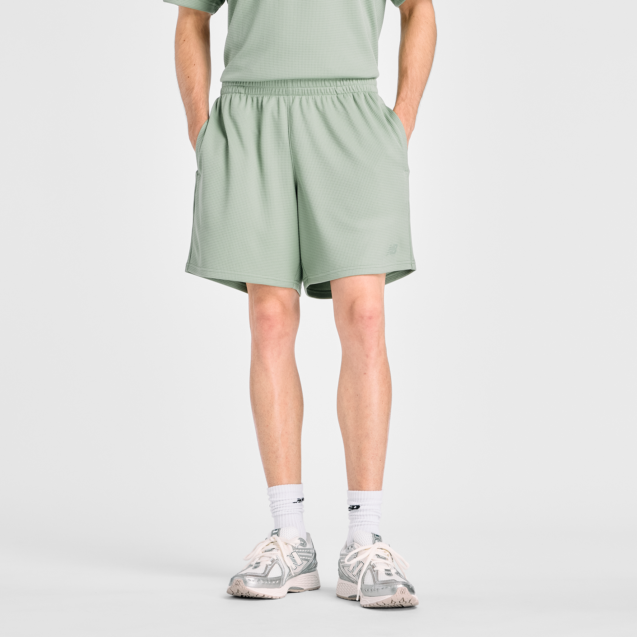 

Pánské šortky New Balance MB61V17CAAR – zelené