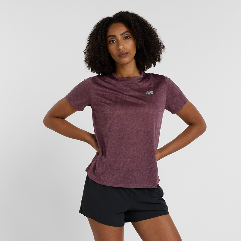 

Dámské tričko New Balance WT41253FPH – fialové