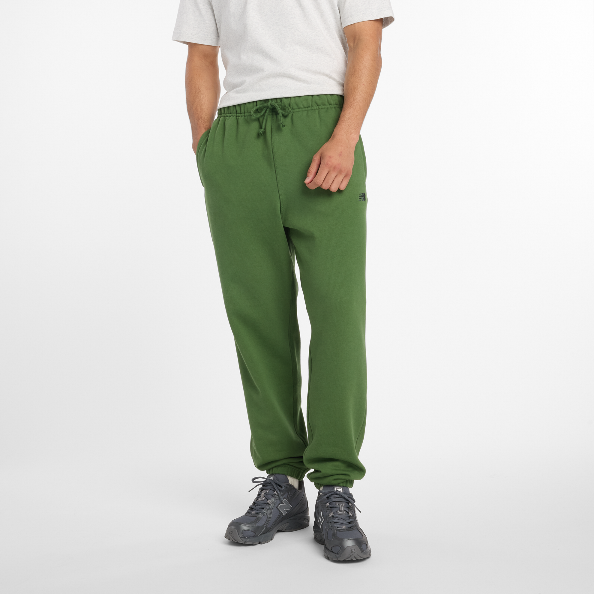 

Pánské kalhoty New Balance MP41508DAE – zelené