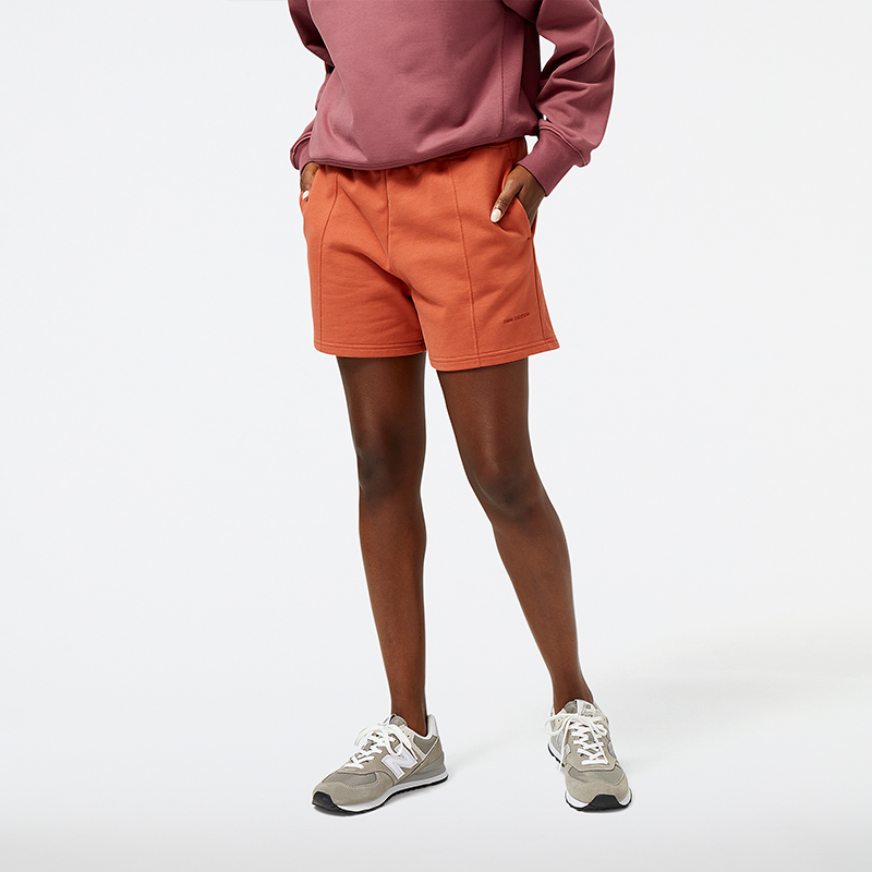

Dámské šortky New Balance WS23552MHY – oranžová
