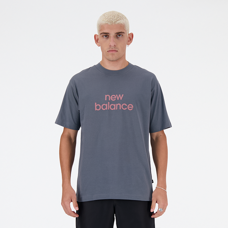 Levně Pánské tričko New Balance MT41582GT – šedé