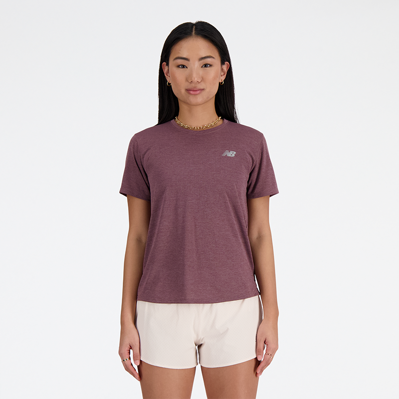 

Dámské tričko New Balance WT41253LRC – fialové