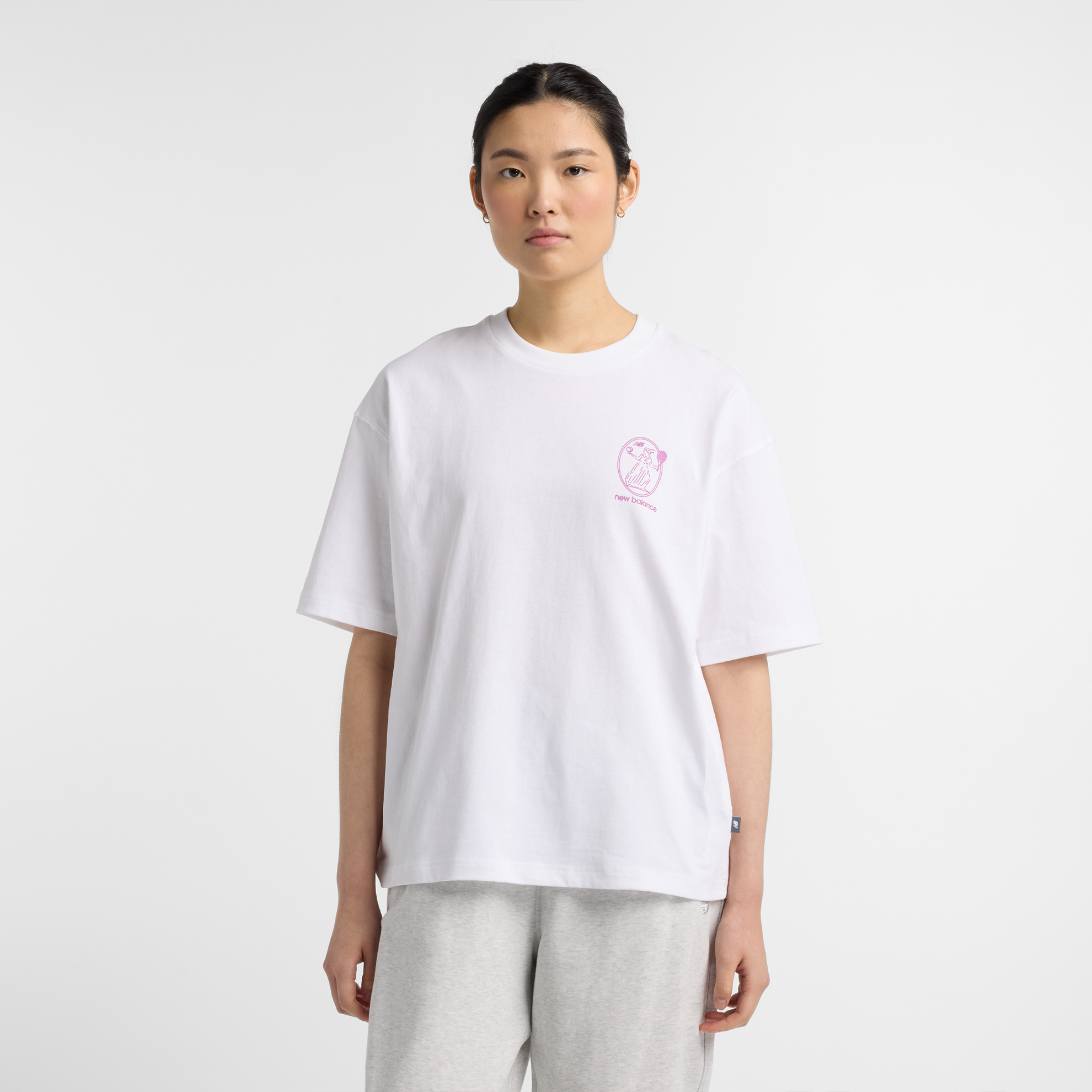 

Dámské tričko New Balance WT51940WT – bílé