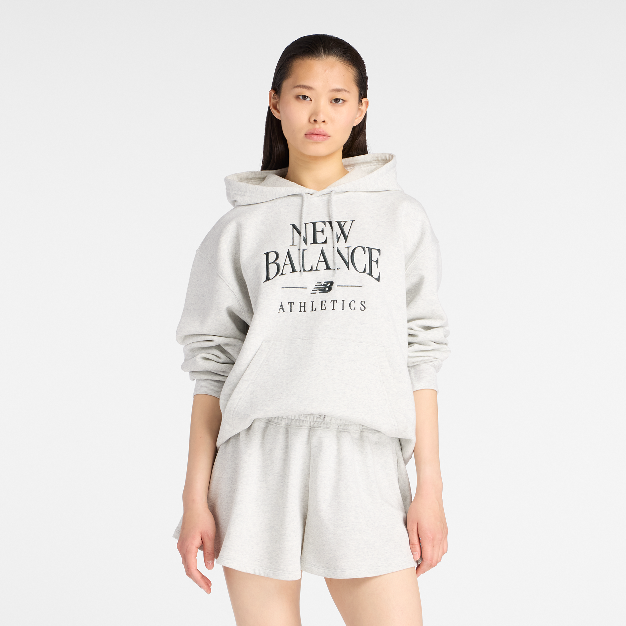 

Dámská mikina New Balance WT61U6QSAHH – šedé