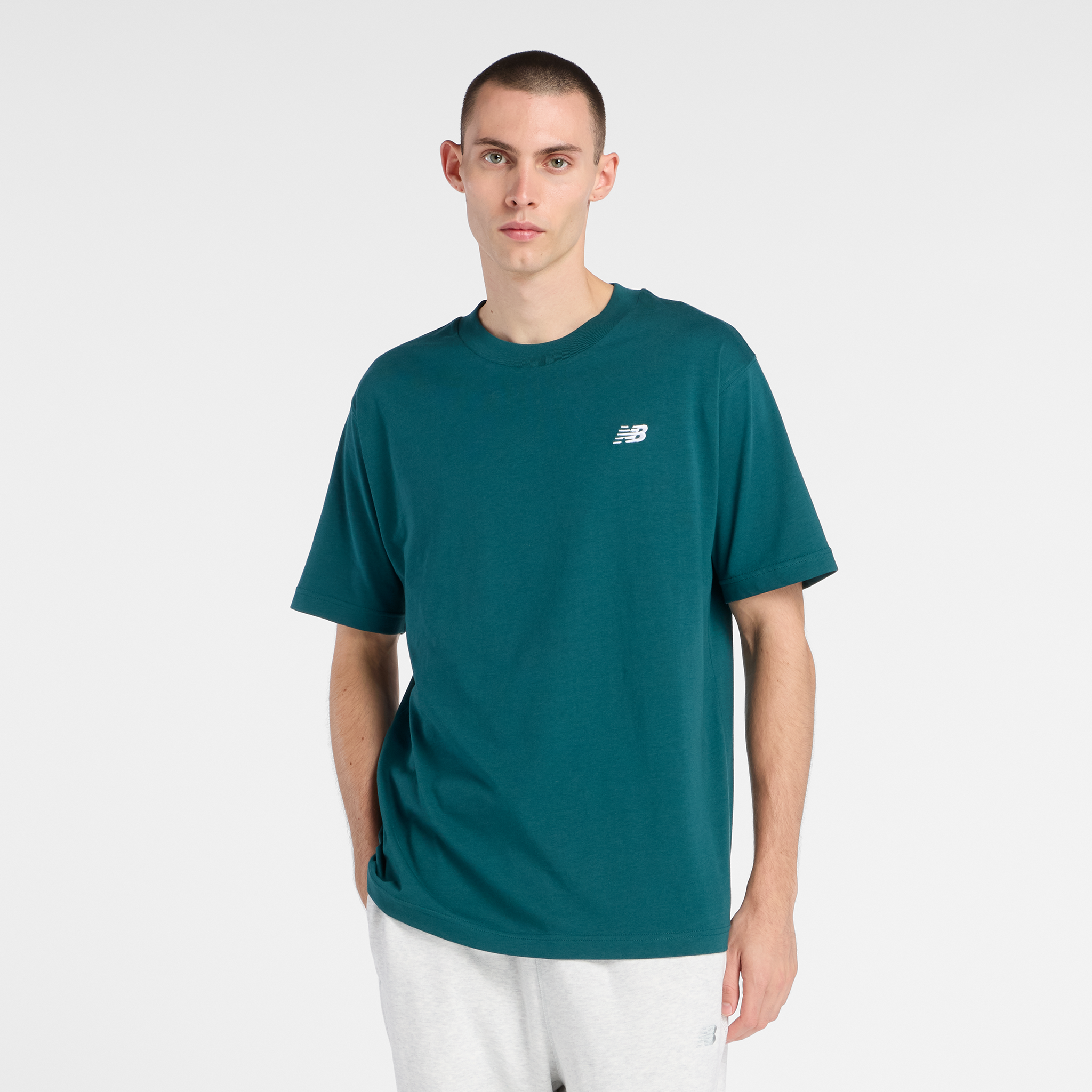 Pánské tričko New Balance MT41509AAV – zelené