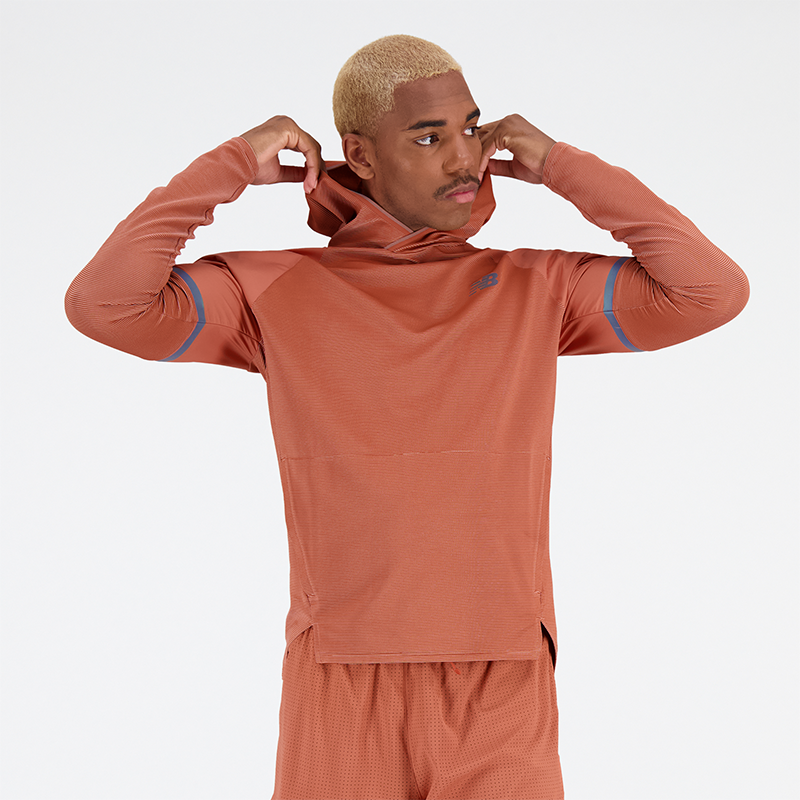 

Pánská mikina New Balance MT31289MHY – oranžová